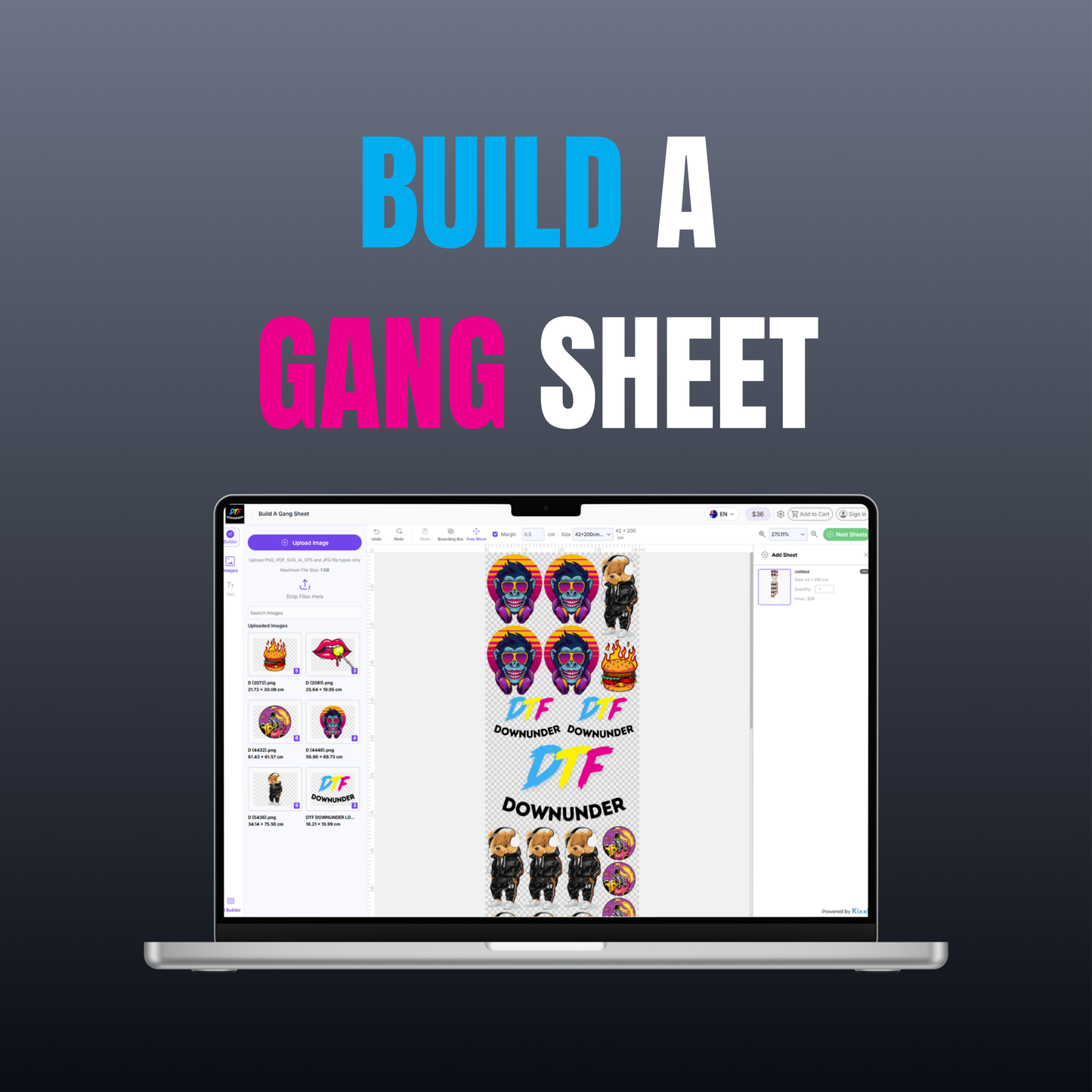Build A Gang Sheet