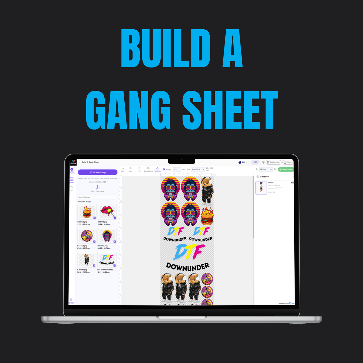 Build A Gang Sheet